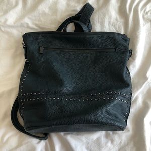 Neiman Marcus Studded Convertible Backpack